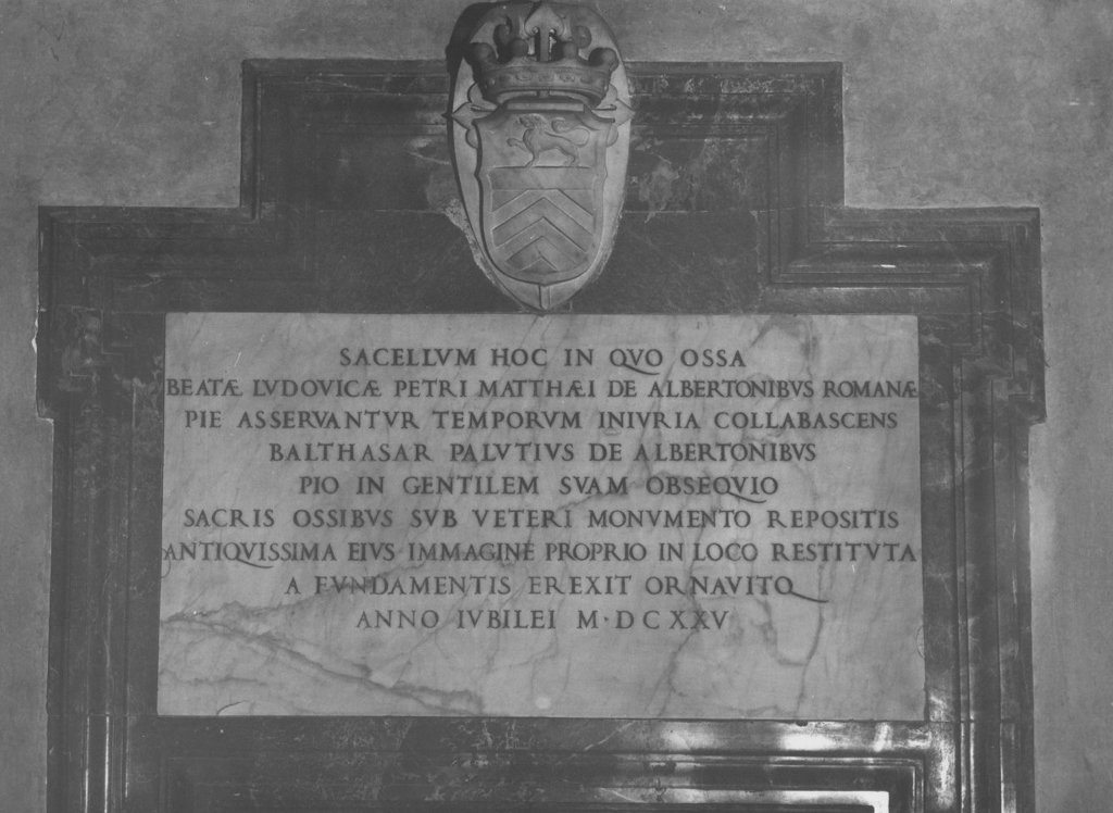 lapide - ambito romano (sec. XVII)